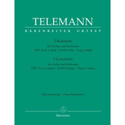 Three Concertos - Telemann, Georg Philipp