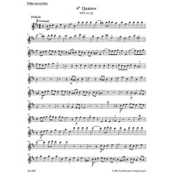 Nouveaux Quatuors en Six Suites - Telemann, Georg Philipp