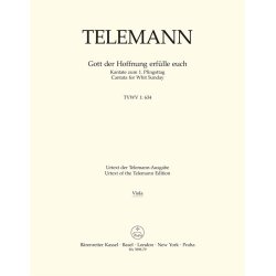 Gott der Hoffnung erf&uuml;lle euch - Telemann, Georg Philipp
