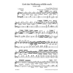 Gott der Hoffnung erf&uuml;lle euch - Telemann, Georg Philipp