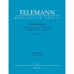 Die Donnerode - Telemann, Georg Philipp