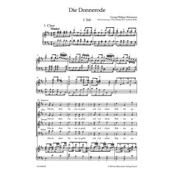 Die Donnerode - Telemann, Georg Philipp