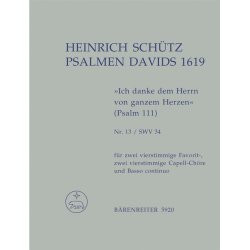 Psalmen Davids 1619 : Psalm 111 Nr. 13