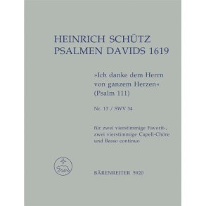 Psalmen Davids 1619 : Psalm 111 Nr. 13