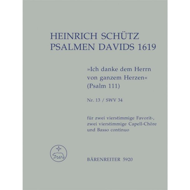 Psalmen Davids 1619 : Psalm 111 Nr. 13