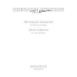 Klima tis apussias - Stimmung der Abwesenheit - Antoniou, Theodore