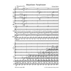 Meyerbeer-Paraphrasen - Bialas, G&uuml;nter
