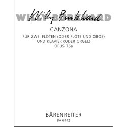 Canzona - Burkhard, Willy