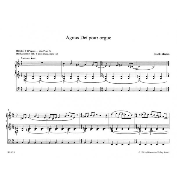 Agnus Dei - Martin, Frank
