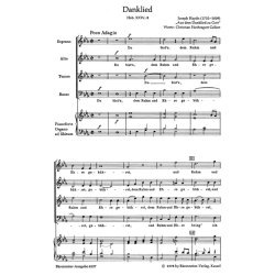 Danklied Du bists, dem Ruhm und Ehre gebuhret