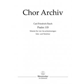 Psalm 119 Heil dem Manne, der rechtschaffen lebet : Motette für vier- bis achtstimmigen Solo- und Tuttichor