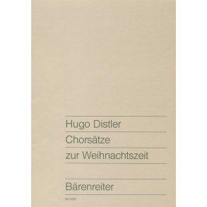 Chorsatze zur Weihnachtszeit : 9 Liedsätze für Advent und Weihnachten