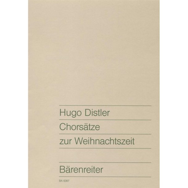 Chorsatze zur Weihnachtszeit : 9 Lieds&auml;tze f&uuml;r Advent und Weihnachten