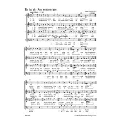 Weihnachtliche Chormusik : 24 S&auml;tze aus dem 16. bis 20. Jahrhundert