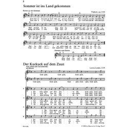 Gesang im Grunen : Chors&auml;tze zu Fr&uuml;hling, Natur und Wandern aus vier Jahrhunderten