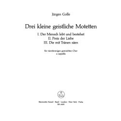 Drei kleine geistliche Motetten
