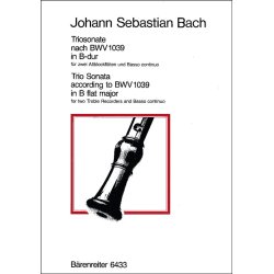 Triosonate - Bach, Johann Sebastian