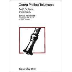 Twelve Fantasias - Telemann, Georg Philipp
