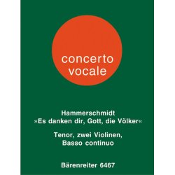 Es danken dir, Gott, die V&ouml;lker - Hammerschmidt, Andreas