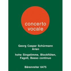 Sechs Arien aus Opern des Barock - Sch&uuml;rmann, Georg Caspar