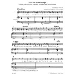 Tirsis am Scheidewege - Telemann, Georg Philipp