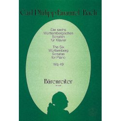 The Six Wuttenberg Sonatas - Bach, Carl Philipp Emanuel