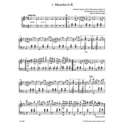 Easy Piano Pieces and Dances - Chopin, Fr&eacute;d&eacute;ric