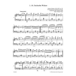 Easy Piano Pieces and Dances - Brahms, Johannes