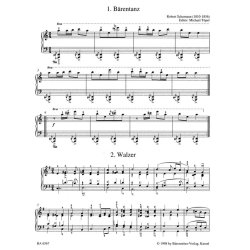 Easy Piano Pieces and Dances - Schumann, Robert