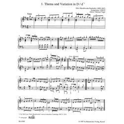 Easy Piano Pieces and Dances - Mendelssohn Bartholdy, Felix