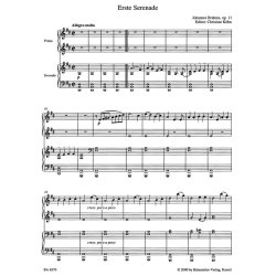 Serenade - Brahms, Johannes