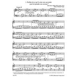 Easy Piano Pieces and Dances - Satie, Erik