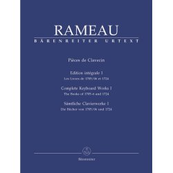 S&auml;mtliche Clavierwerke, Band I - Rameau, Jean-Philippe