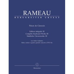S&auml;mtliche Clavierwerke, Band III - Rameau, Jean-Philippe