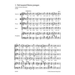 Mehrstimmige Ges&auml;nge - Schubert, Franz