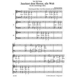 Jauchzet dem Herrn, alle Welt - Sch&uuml;tz, Heinrich