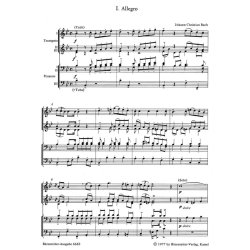 Bl&auml;ser-Sinfonie - Bach, Johann Christian