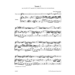 Six Sonatas after BWV 525-530 - Bach, Johann Sebastian