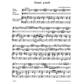 Sonata - Telemann, Georg Philipp