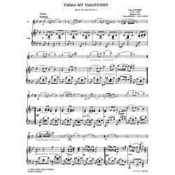 Thema mit Variationen - Schubert, Franz
