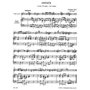 Two Sonatas - Sarti, Giuseppe