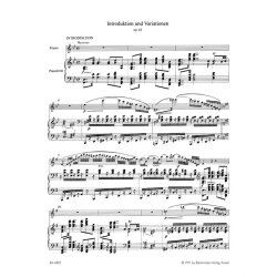 Introduktion und Variationen - Kuhlau, Friedrich