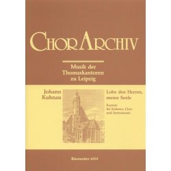 Lobe den Herren, meine Seele - Kuhnau, Johann