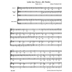 3 Geistliche Konzerte f&uuml; Solostimmen/Chor und BC