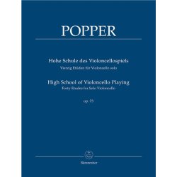High School of Violoncello Playing - Popper, David