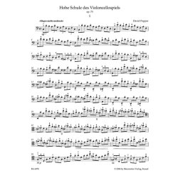 High School of Violoncello Playing - Popper, David
