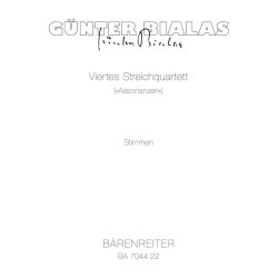 Viertes Streichquartett - Bialas, G&uuml;nter