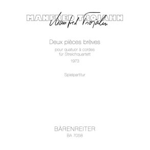 Deux pièces brèves - Trojahn, Manfred