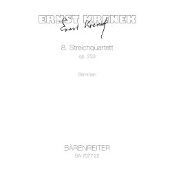 String Quartet - Krenek, Ernst