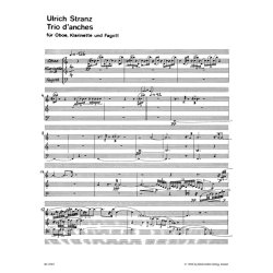 Trio d'anches - Stranz, Ulrich